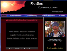 Tablet Screenshot of farsun.com